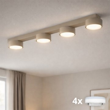 Brilagi - LED RGB+CCT Spot încastrat dimmabil MONO 4xGX53/14W/230V 2700-6500K Wi-Fi Tuya bej