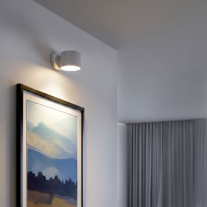 Brilagi - Aplică de perete tip spot LED RGB+CCT dimabilă STRIPY 1xGX53/14W/230V 2700-6500K Wi-Fi Tuya alb