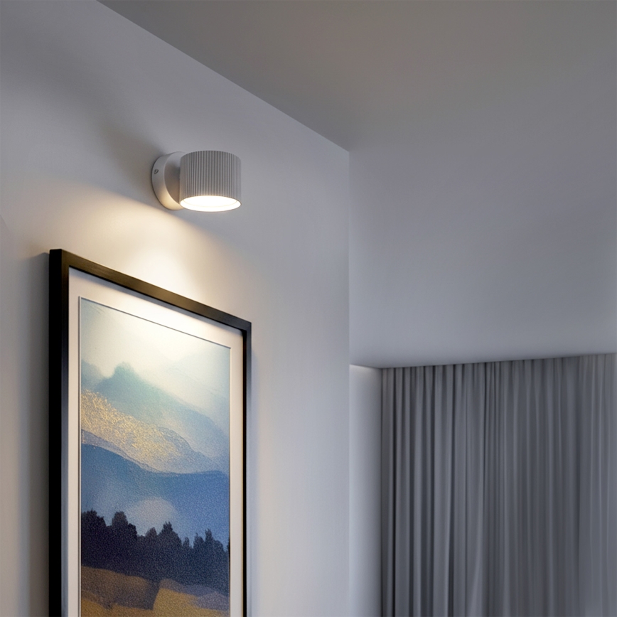 Brilagi - Aplică de perete tip spot LED RGB+CCT dimabilă STRIPY 1xGX53/14W/230V 2700-6500K Wi-Fi Tuya alb