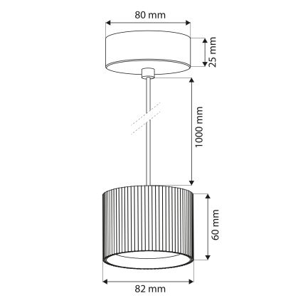 BRILAGI - Lustru LED RGB+CCT reglabil suspendat pe cablu STRIPY 1xGX53/14W/230V pr. 82 mm 2700-6500K Wi-Fi Tuya negru