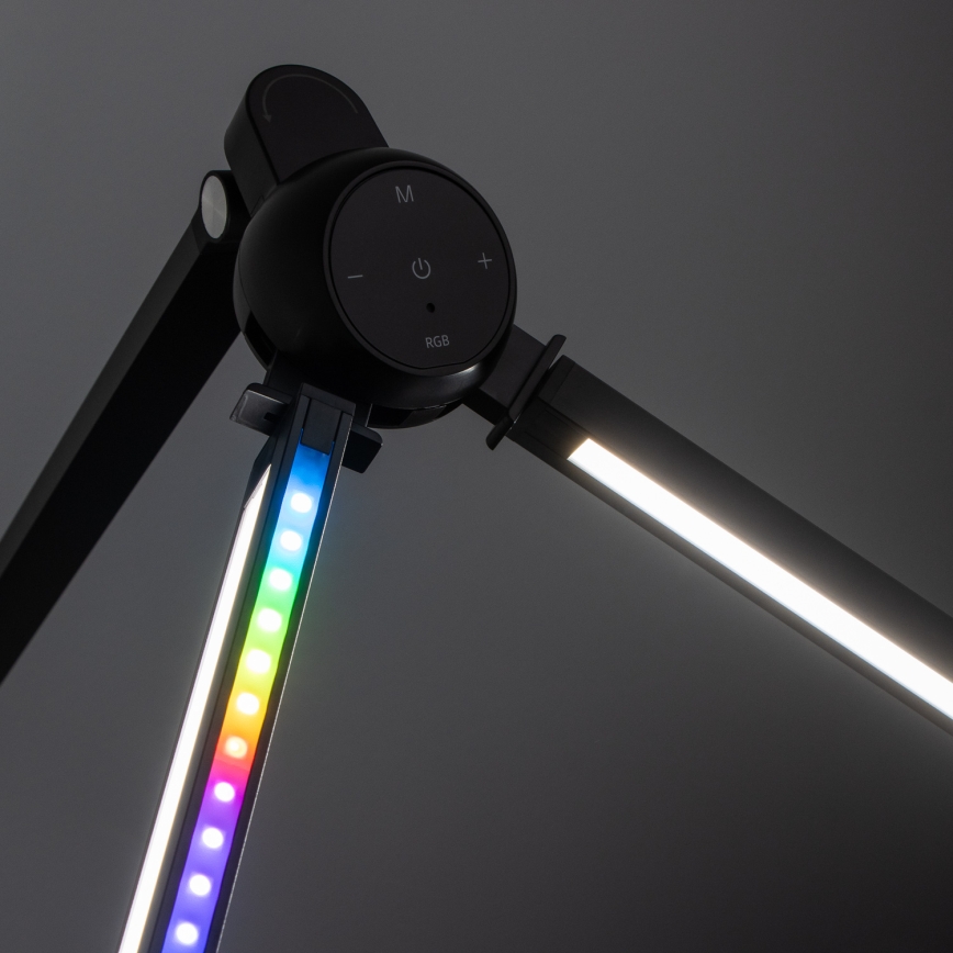 BRILAGI - Lampă de birou tactilă cu clemă, LED RGBTW reglabilă VARIO LED/18W/230V 3000-6500K CRI 96, negru