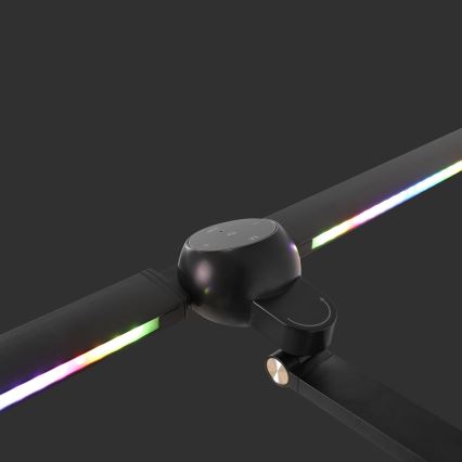 BRILAGI - Lampă de birou tactilă cu clemă, LED RGBTW reglabilă VARIO LED/18W/230V 3000-6500K CRI 96, negru