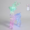BRILAGI - LED RGBIC decorațiune de Crăciun exterioară dimabilă LED/6W/230V 90 cm IP44 ren + telecomandă