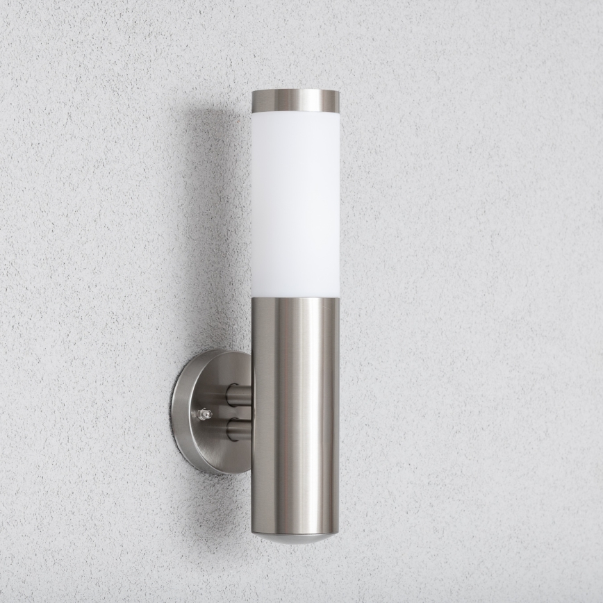 BRILAGI - Lampă de perete exterioară LED RGBW reglabilă ELIA 1xE27/6,5W/230V 2700-6500K IP44 Wi-Fi crom mat