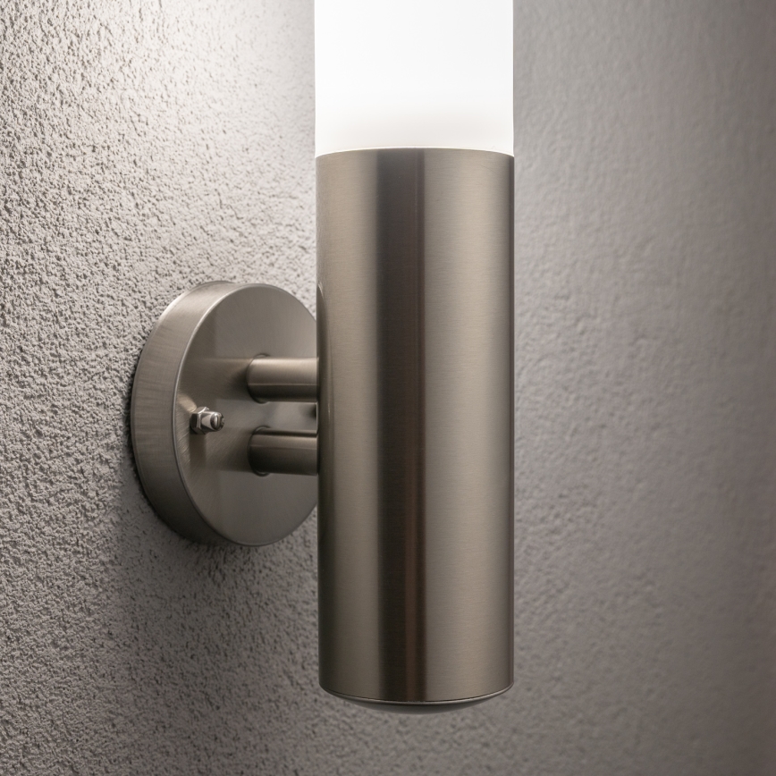 BRILAGI - Lampă de perete exterioară LED RGBW reglabilă ELIA 1xE27/6,5W/230V 2700-6500K IP44 Wi-Fi crom mat