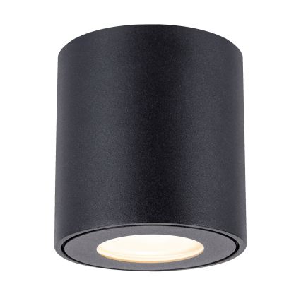 Brilagi - LED RGBW Corp de iluminat reglabil pentru baie MIA 1xGU10/4,8W/230V 3000K 84x80 mm negru IP54 + telecomandă