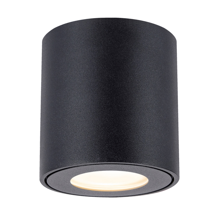 Brilagi - LED RGBW Corp de iluminat reglabil pentru baie MIA 1xGU10/4,8W/230V 3000K 84x80 mm negru IP54 + telecomandă