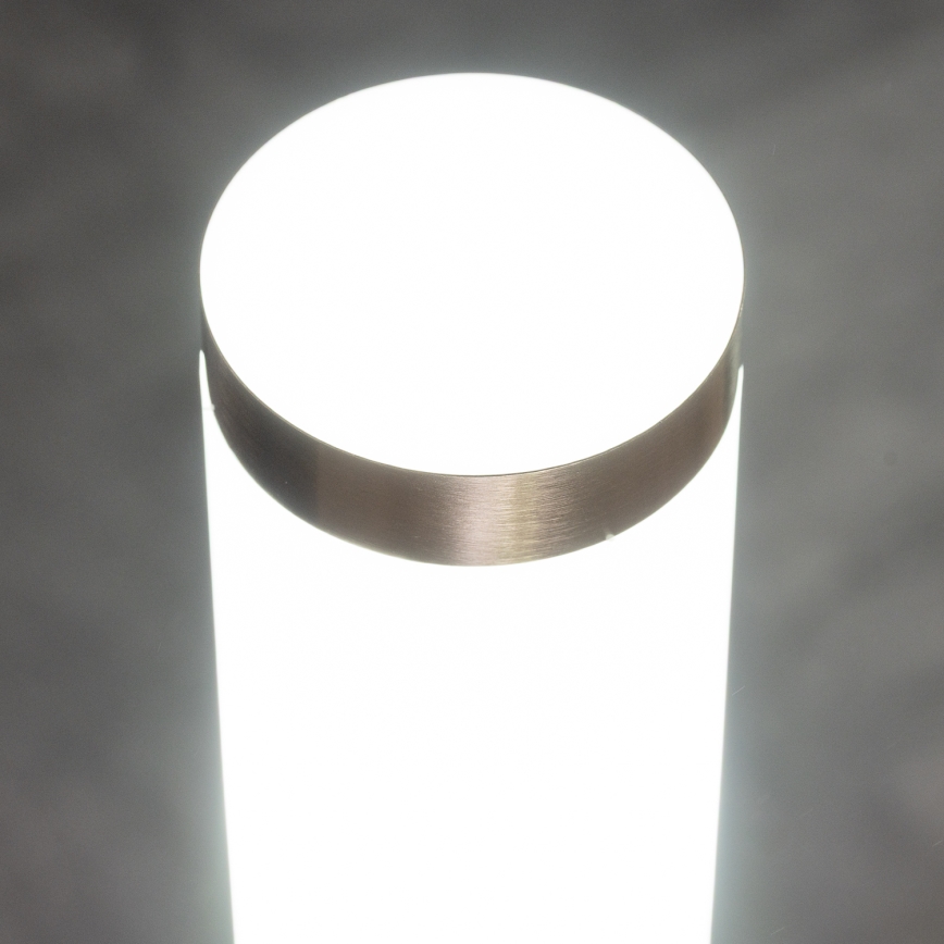BRILAGI - Lampă de exterior LED RGBW dimmabilă ELIA 1xE27/6,5W/230V 2700-6500K IP44 Wi-Fi 100 cm crom mat
