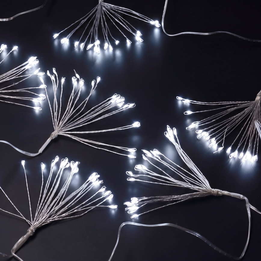 BRILAGI - LED șir luminos de exterior pentru Crăciun 300xLED 7m IP44 alb rece efect de artificii