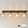 Brilagi - LED Spot AURA LUX, 4x GX53, 30W, 230V, negru/auriu