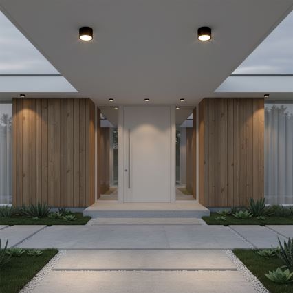 Brilagi - LED Spot pentru baie SMOOTH 1xGX53/15W/230V negru IP65