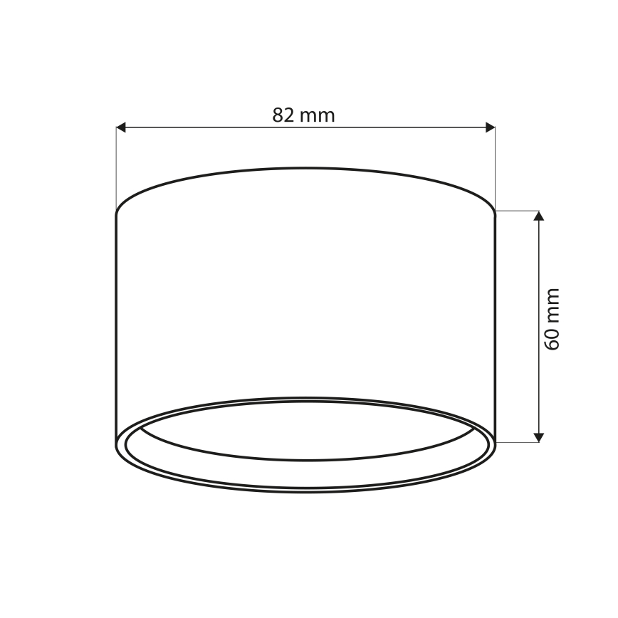 Brilagi - LED Spot SMOOTH 1xGX53/15W/230V auriu