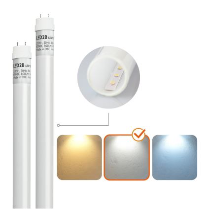BRILAGI - Corp de iluminat LED tehnic, etanș la praf, pentru tuburi T8 OPTIMA 2xG13/18W/230V 4000K IP65 128 cm - palet 110 buc.
