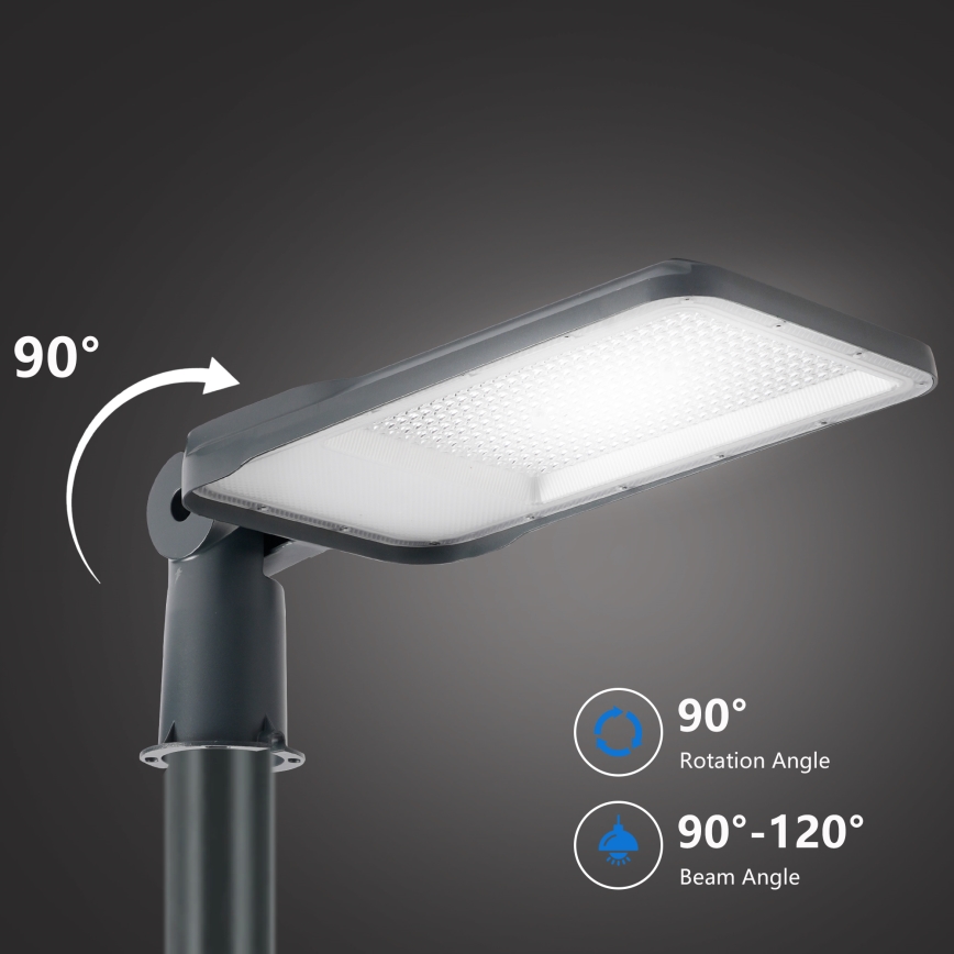 Brilagi - Lampă stradală LED de exterior cu stâlp și articulație de 5 m URBANLIGHT LED/200W/230V antracit IP65