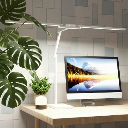 Brilagi - Lampă de birou LED tactilă reglabilă VARIO LED/24W/230V 3000-6500K CRI 92 albă