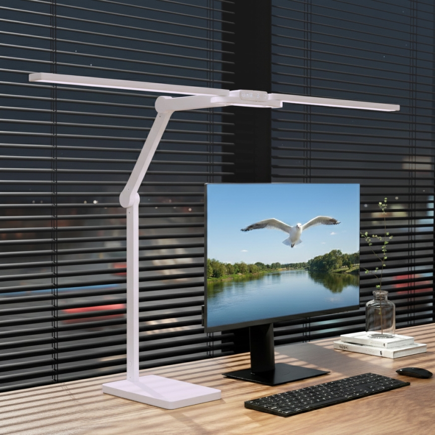 Brilagi - Lampă de birou LED tactilă reglabilă VARIO LED/24W/230V 3000-6500K CRI 92 albă