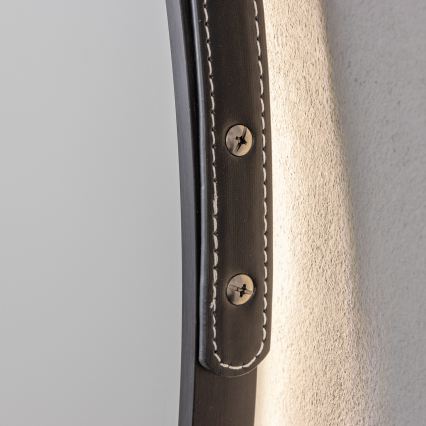 Brilagi - Oglindă de baie LED VERESE LED/19W/230V Ø 60 cm neagră IP44 CRI 90 reglabilă + CCT