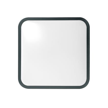 Brilagi - Plafonieră LED pentru baie cu senzor ZENNA LED/18W/230V 28,5x28,5 cm IP44 antracit + telecomandă