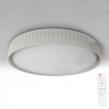 Brilagi - LUCIA Plafonieră LED dimabilă, 60W, 230V, 3000-6500K, Ø59 cm, albă + telecomandă