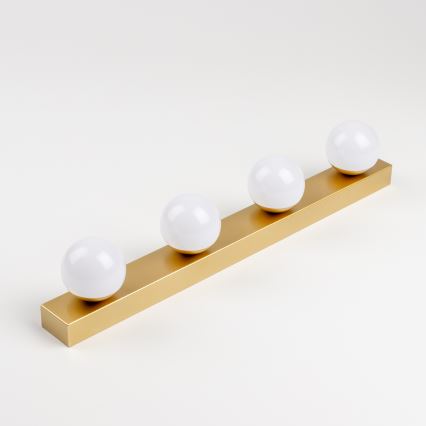 Brilagi - Aplica LED pentru oglindă de baie HOLLYWOOD 4xLED/3W/230V 53 cm IP44 auriu