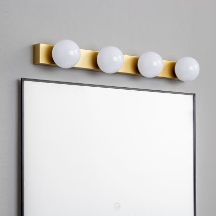 Brilagi - Aplica LED pentru oglindă de baie HOLLYWOOD 4xLED/3W/230V 53 cm IP44 auriu