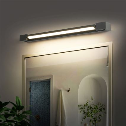 Brilagi - Iluminare LED pentru oglindă de baie AQUA LINE LED/18W/230V 60 cm IP44 antracit CRI 90