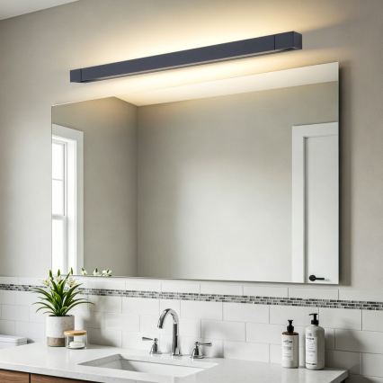 BRILAGI - Iluminare LED pentru oglindă de baie AQUA LINE LED/20W/230V 80 cm IP44 negru CRI 90