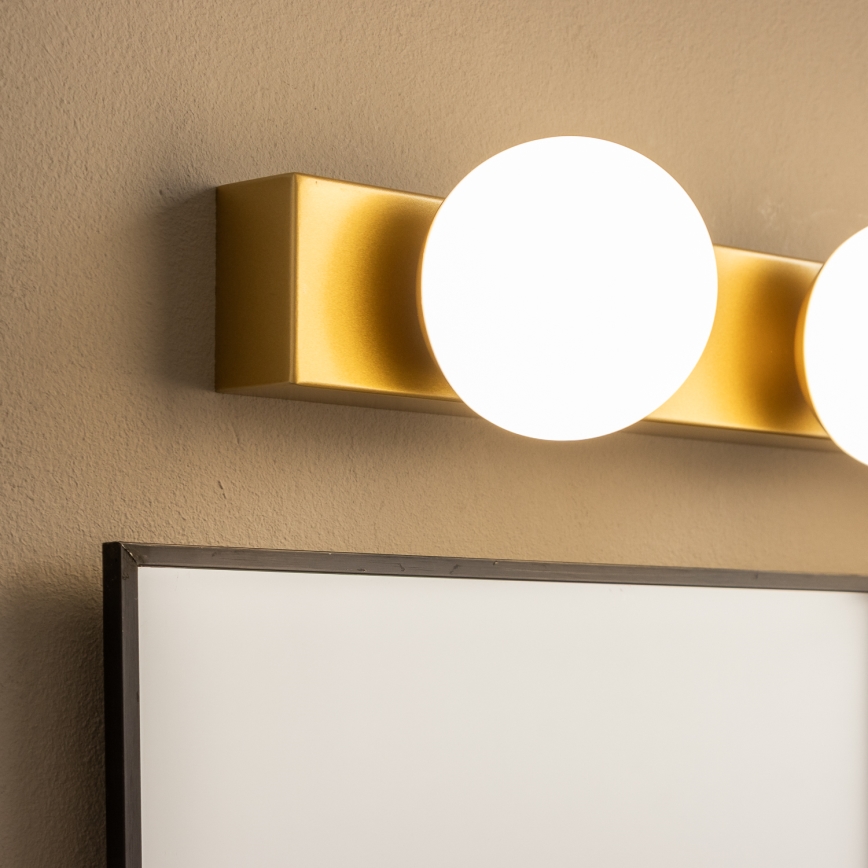 Brilagi - Aplica LED pentru oglindă de baie HOLLYWOOD 3xLED/3W/230V 39 cm IP44 auriu