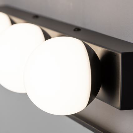 Brilagi - Iluminare LED pentru oglindă de baie HOLLYWOOD, 3xLED/3W/230V, 39 cm, IP44, negru