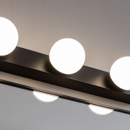 Brilagi - Iluminare LED pentru oglindă de baie HOLLYWOOD, 3xLED/3W/230V, 39 cm, IP44, negru