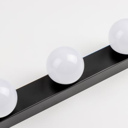 Brilagi - Iluminare LED pentru oglindă de baie HOLLYWOOD, 3xLED/3W/230V, 39 cm, IP44, negru