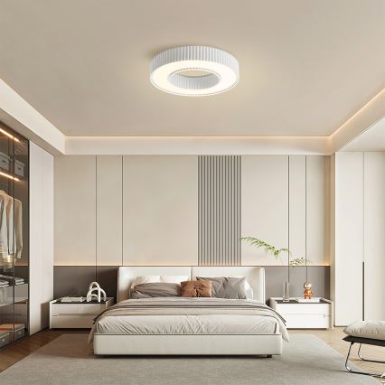 Brilagi - Plafonieră LED cu reglare a intensității LUMIX 48W 230V 3000-6000K alb Ø50 cm + telecomandă