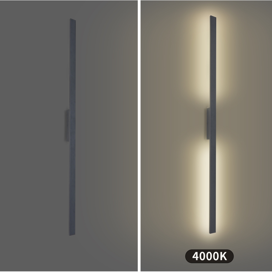 Brilagi - Aplica de perete LED pentru exterior LUNA LED/30W/230V 4000K IP65 150 cm antracit CRI 90