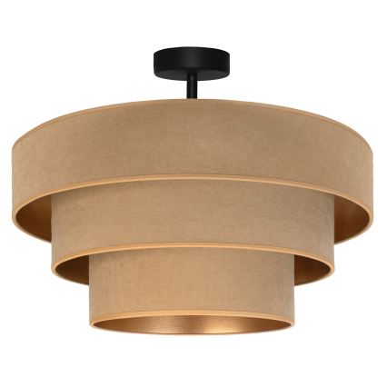 Brilagi - LUNETA, lustră aplicată 1xE27/60W/230V, Ø 40 cm, bej/auriu