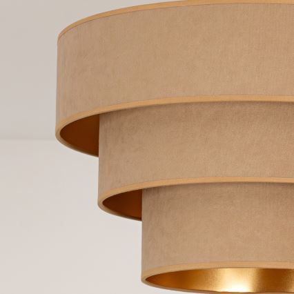 Brilagi - LUNETA, lustră aplicată 1xE27/60W/230V, Ø 40 cm, bej/auriu
