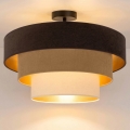 Brilagi - LUNETA, lustră aplicată, 1xE27/60W/230V, Ø 40 cm, maro/bej/crem