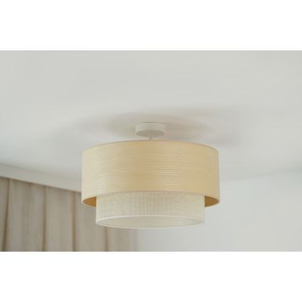 Brilagi - Candelabru aplicat ARIZONA BOHO 1xE27/15W/230V diametru 45 cm bej