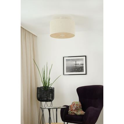 Brilagi - Plafonieră COUNTRY ROLLER 1xE27/15W/230V diametru 45 cm crem