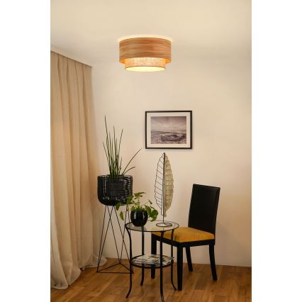 Brilagi - Lustr de tavan MONTANA BOHO 1xE27/15W/230V diametru 45 cm maro
