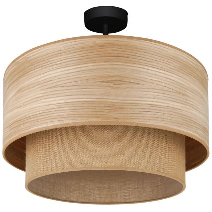 Brilagi - Candelabru aplicat MONTANA BOHO 1xE27/15W/230V diametru 45 cm maro