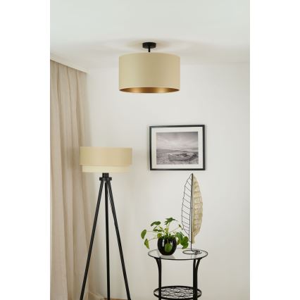 Brilagi - Plafonieră OREGON ROLLER VEGE 1xE27/15W/230V, diametru 45 cm, bej