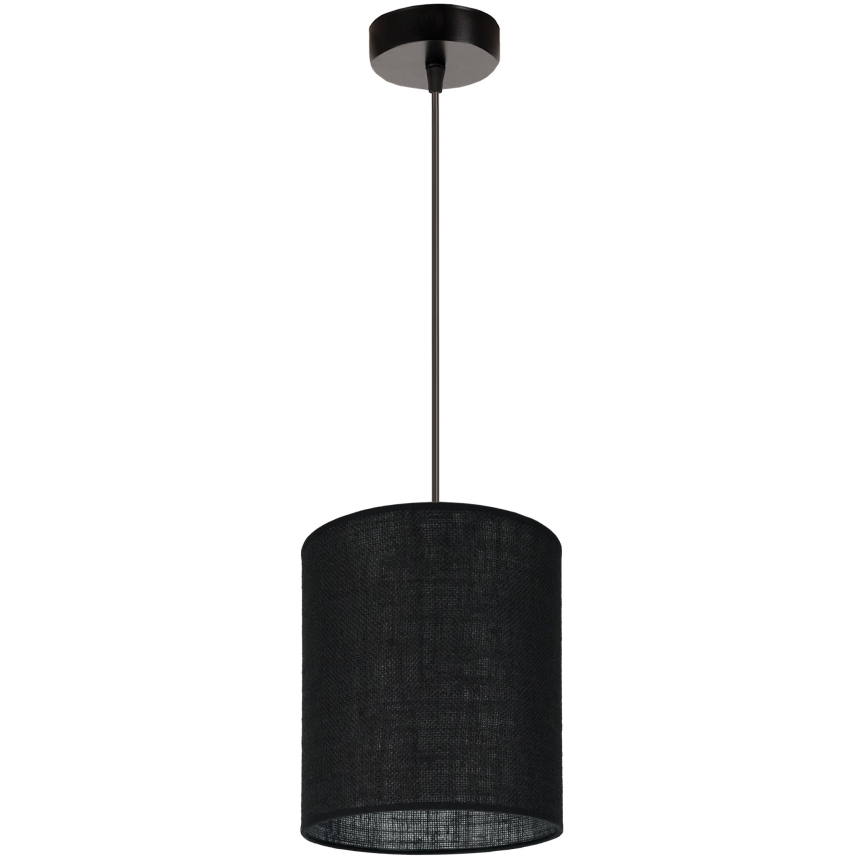 Brilagi - Candelabru suspendat pe cablu TUBES 1xE27/15W/230V diam. 20 cm negru