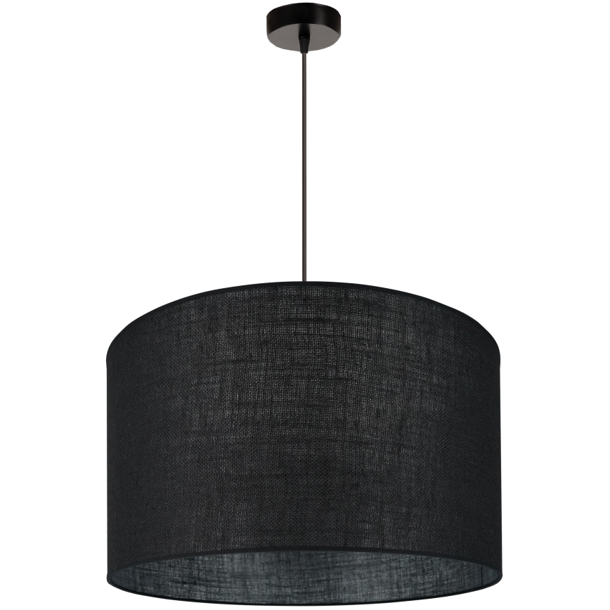 Brilagi - Candelabru suspendat pe cablu TUBES ROLLER 1xE27/15W/230V diametru 50 cm negru