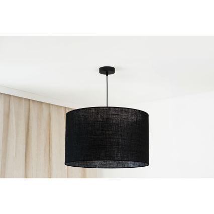 Brilagi - Candelabru suspendat pe cablu TUBES ROLLER 1xE27/15W/230V diametru 50 cm negru