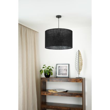 Brilagi - Candelabru suspendat pe cablu TUBES ROLLER 1xE27/15W/230V diametru 50 cm negru