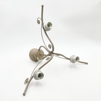 Brilagi - Lustră aplicată ANTICO MODERN 3xE27/60W/230V, bej