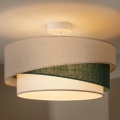Brilagi - Lustră aplicată ARROW, 1x E27/60W/230V, Ø 45 cm, bej/verde/alb