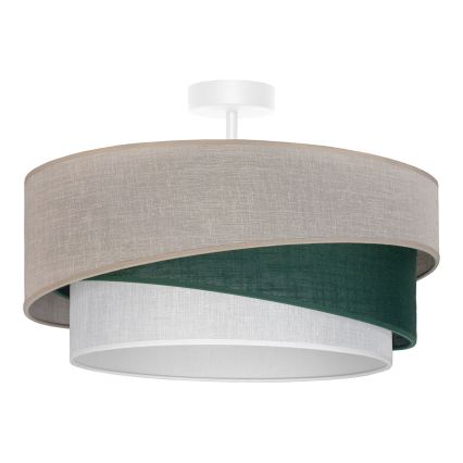 Brilagi - Lustră aplicată ARROW, 1x E27/60W/230V, Ø 45 cm, bej/verde/alb