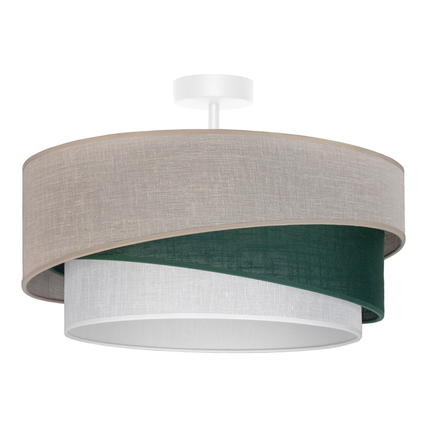 Brilagi - Lustră aplicată ARROW, 1x E27/60W/230V, Ø 45 cm, bej/verde/alb