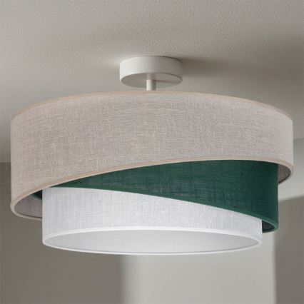 Brilagi - Lustră aplicată ARROW, 1x E27/60W/230V, Ø 45 cm, bej/verde/alb